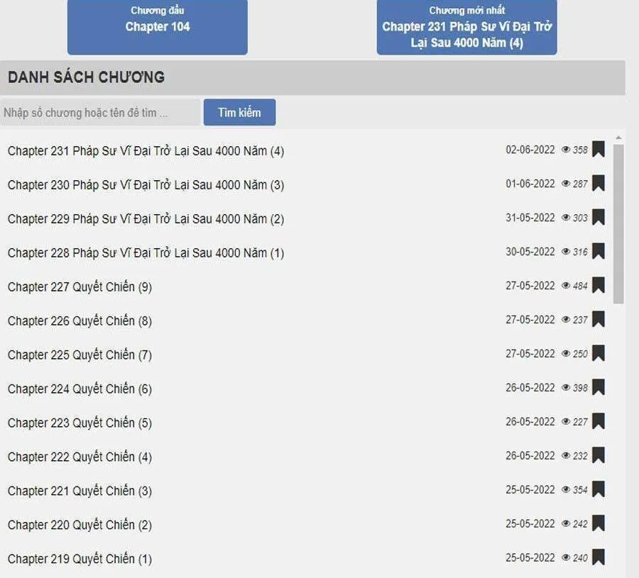 Sự Trở Lại Của Đại Pháp Sư Sau 4000 Năm Chap 132 - Next Chap 133