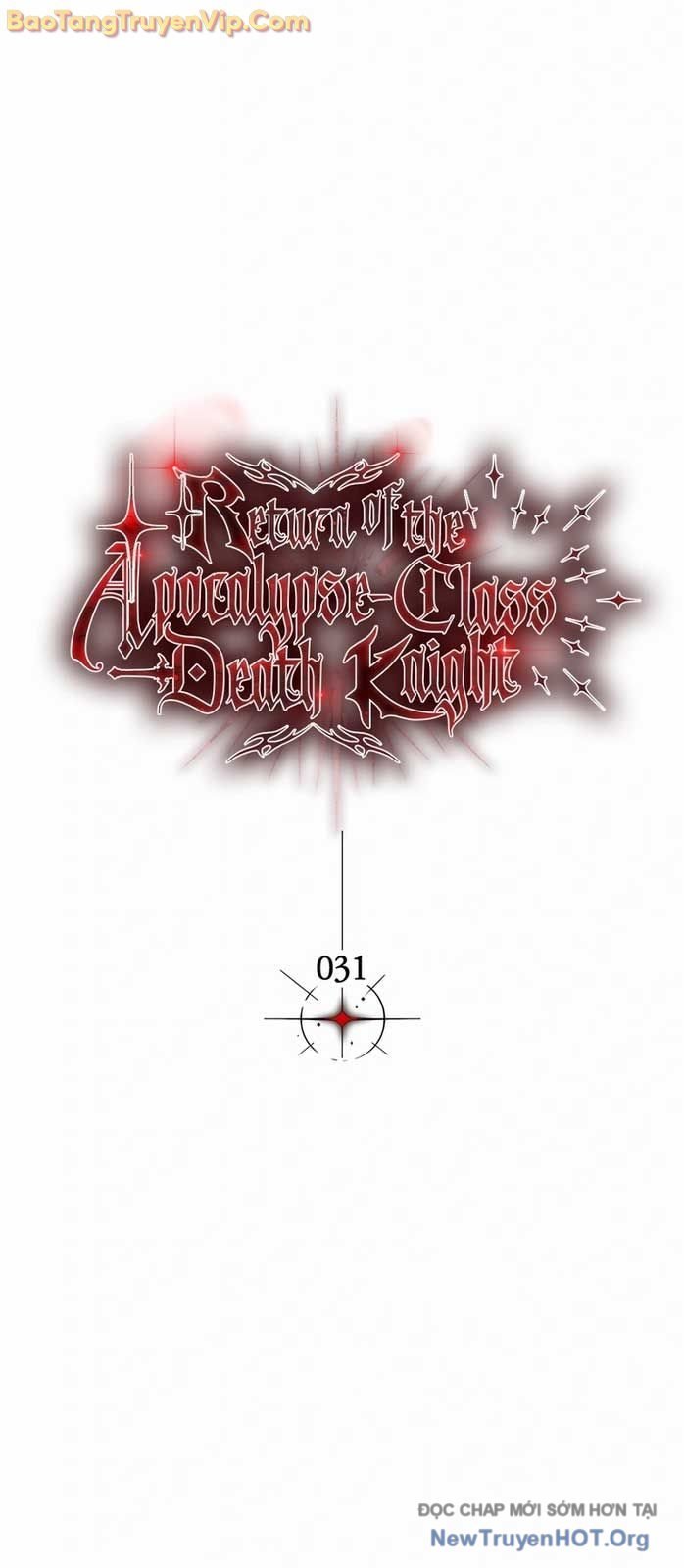 Sự Trở Lại Của Kỵ Sĩ Tử Thần Cấp Thảm Hoạ Chap 31 - Next Chap 32