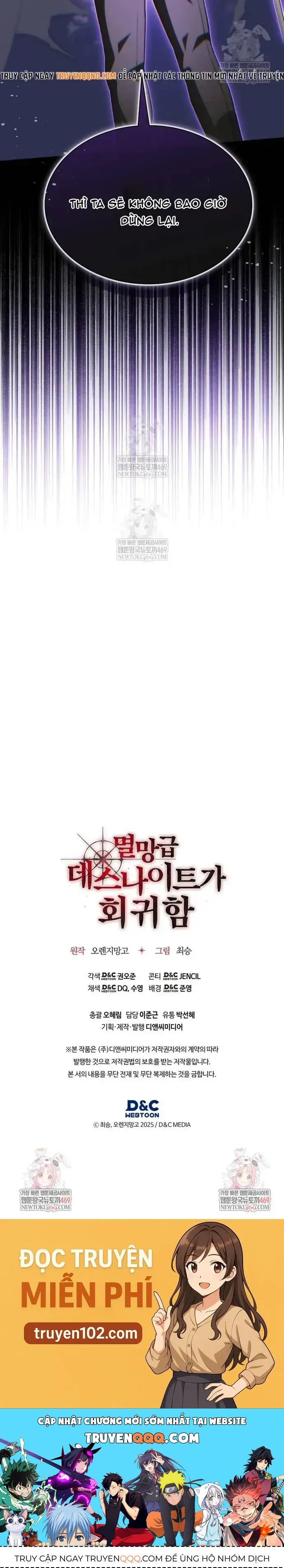 Sự Trở Lại Của Kỵ Sĩ Tử Thần Cấp Thảm Hoạ Chap 55 - Next Chap 56