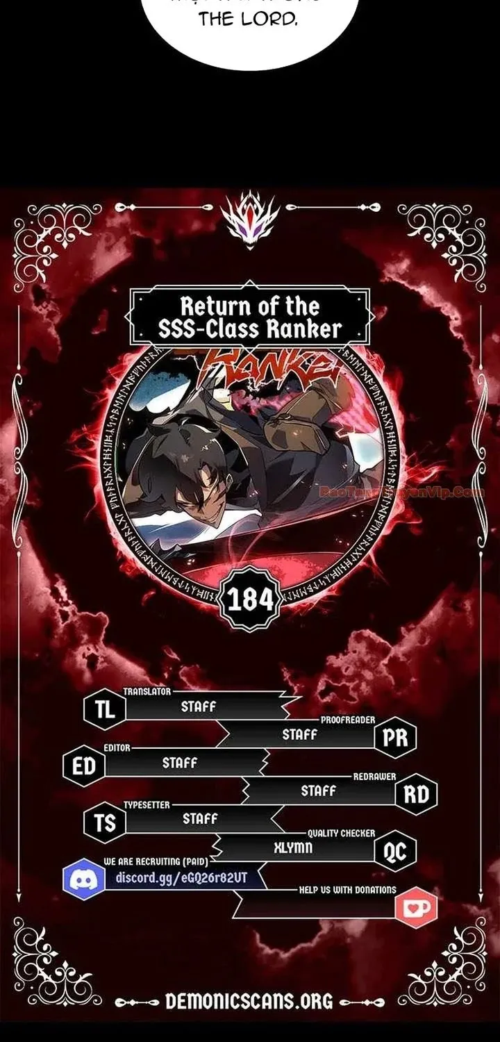 Sự Trở Lại Của Người Chơi Cấp Sss Chap 184 - Next Chap 185