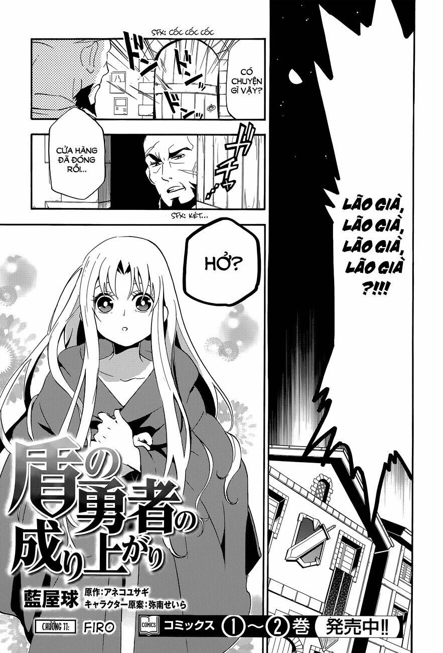 Sự trỗi dậy của Anh Hùng Khiên Chap 11 - Next Chap 12