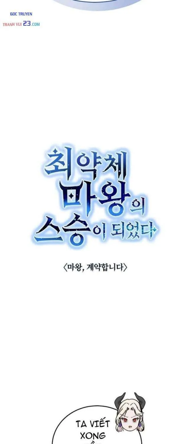 Ta Là Gia Sư Của Ma Vương Yếu Ớt Chap 3 - Next Chap 4
