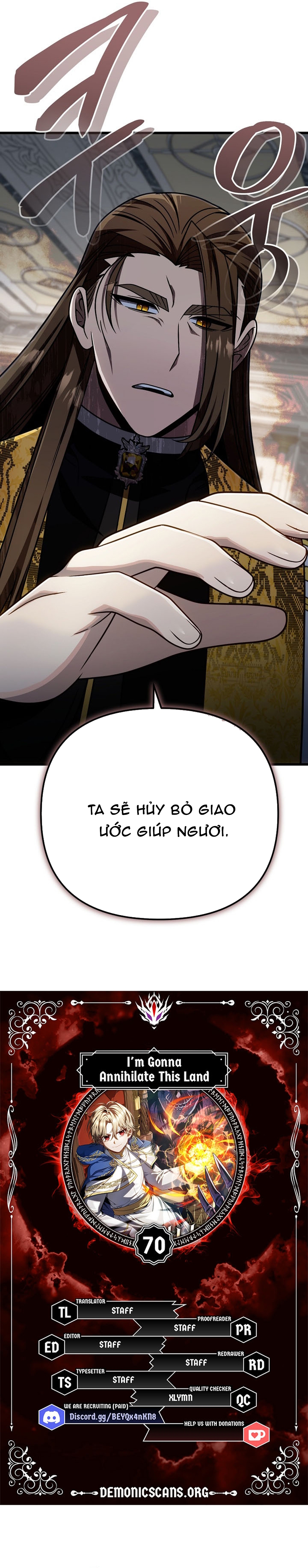 Ta Sẽ Phá Hủy Đất Nước Này Chap 70 - Next Chap 71