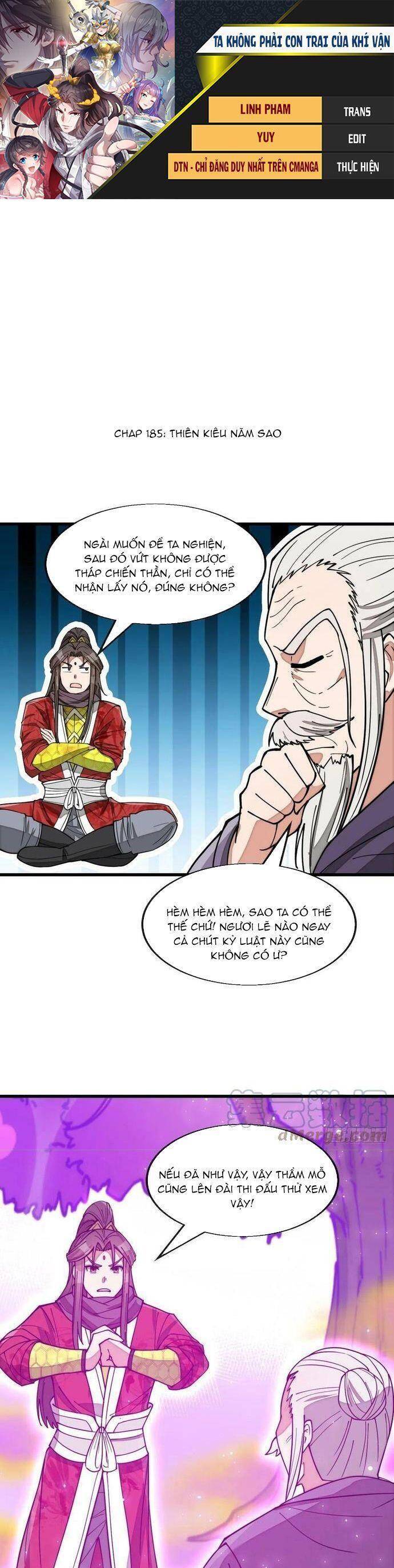 Ta Thật Không Phải Là Khí Vận Chi Tử Chap 185 - Next Chap 186