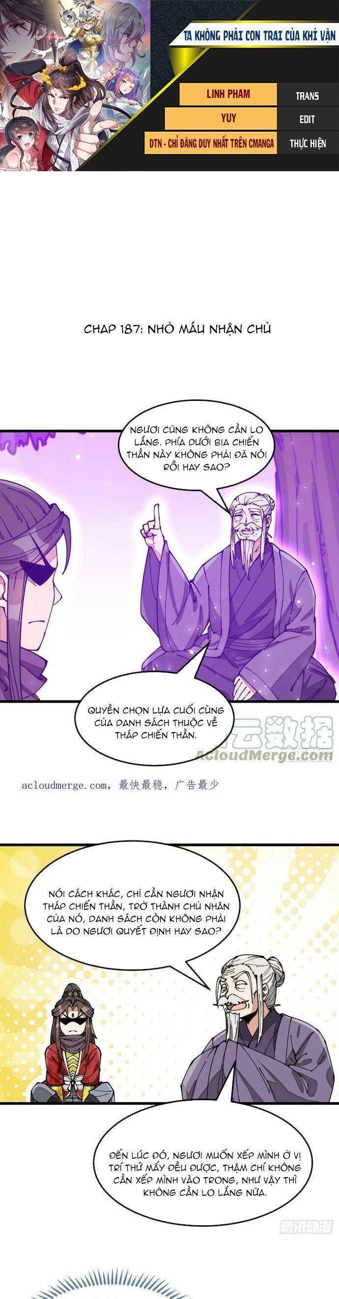 Ta Thật Không Phải Là Khí Vận Chi Tử Chap 187 - Next Chap 188