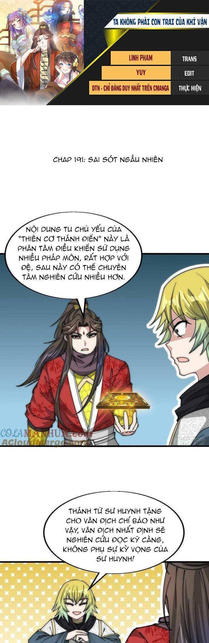 Ta Thật Không Phải Là Khí Vận Chi Tử Chap 191 - Next Chap 192