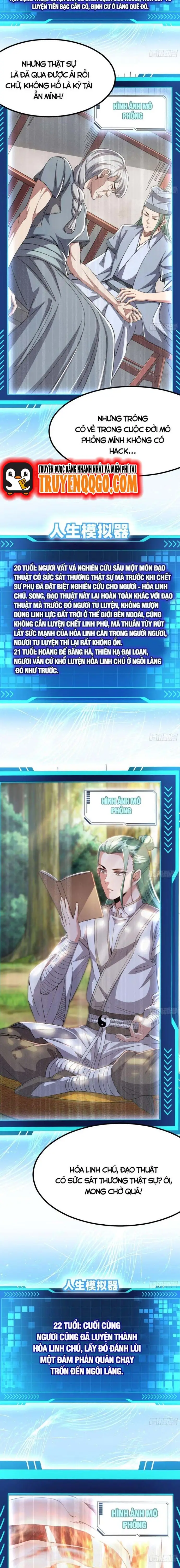 Ta Tu Hành Dựa Vào Máy Mô Phỏng Nhân Sinh Chap 4 - Next Chap 5