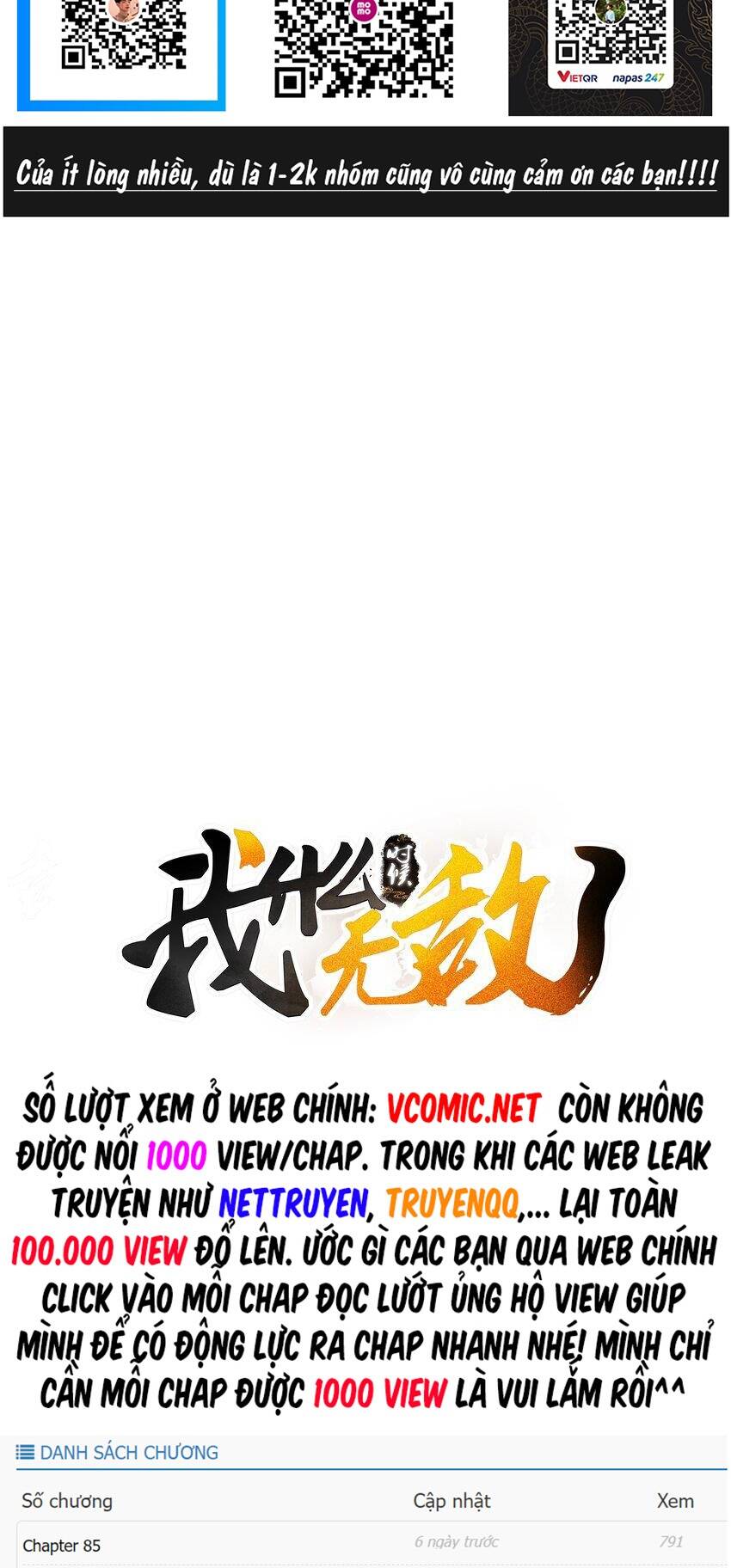 Ta Vô Địch Lúc Nào Chap 100 - Next Chap 101