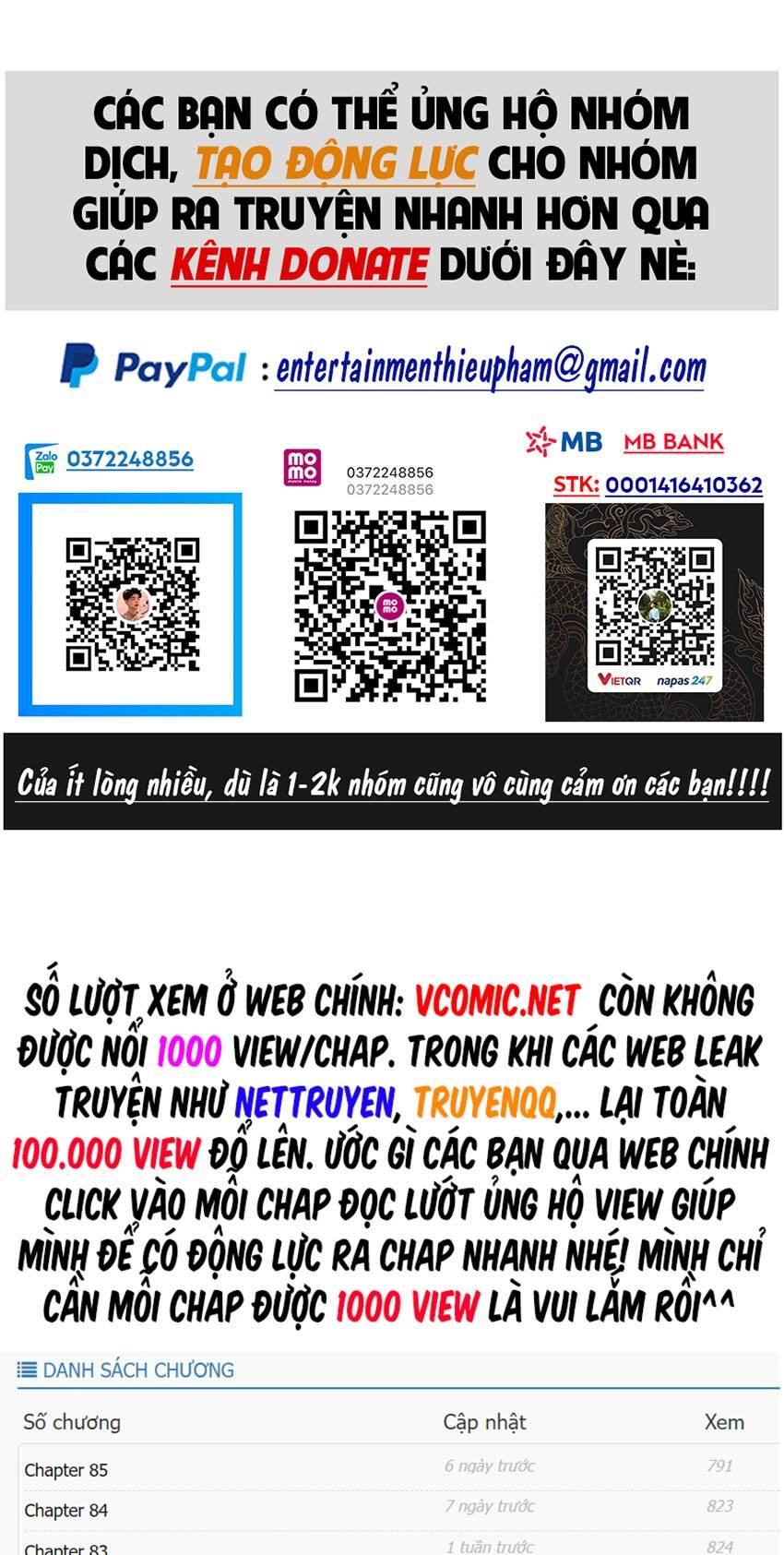 Ta Vô Địch Lúc Nào Chap 127 - Next Chap 128