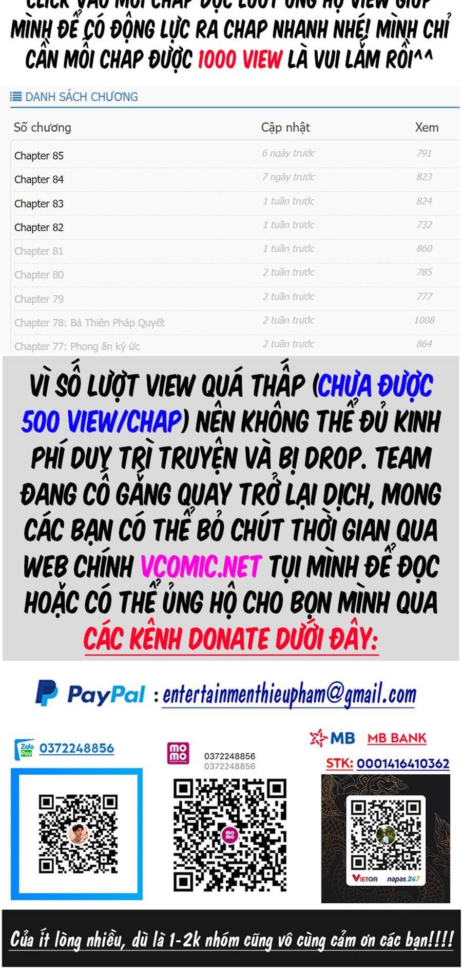 Ta Vô Địch Lúc Nào Chap 145 - Next Chap 146