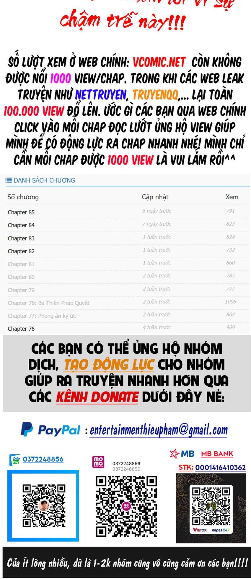 Ta Vô Địch Lúc Nào Chap 88 - Next Chap 89