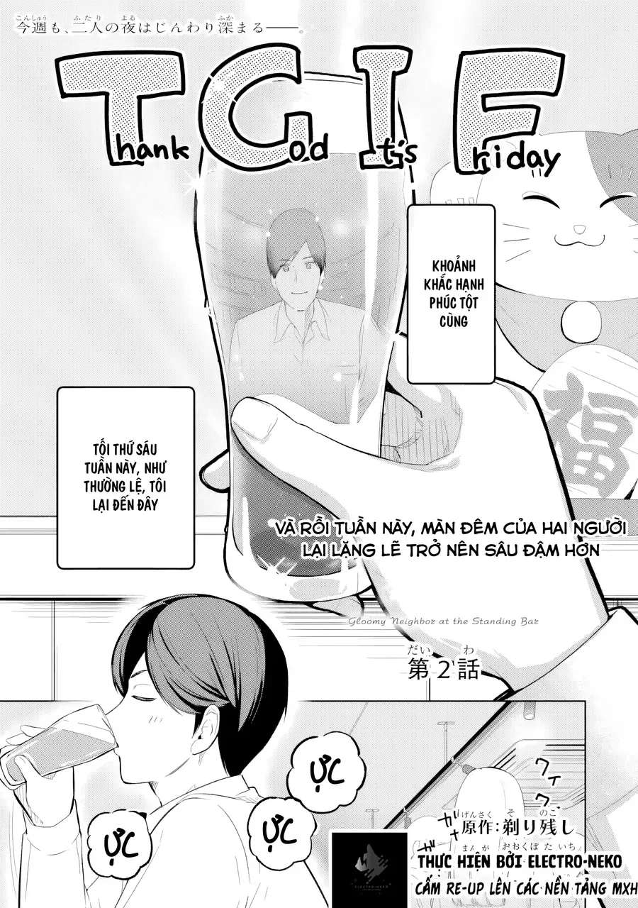 Tachinomi Izakaya De Kuudere Downer-Kei Joshidaisei Ga Tonari Ni Kuru Hanashi Chap 2 - Next Chap 3