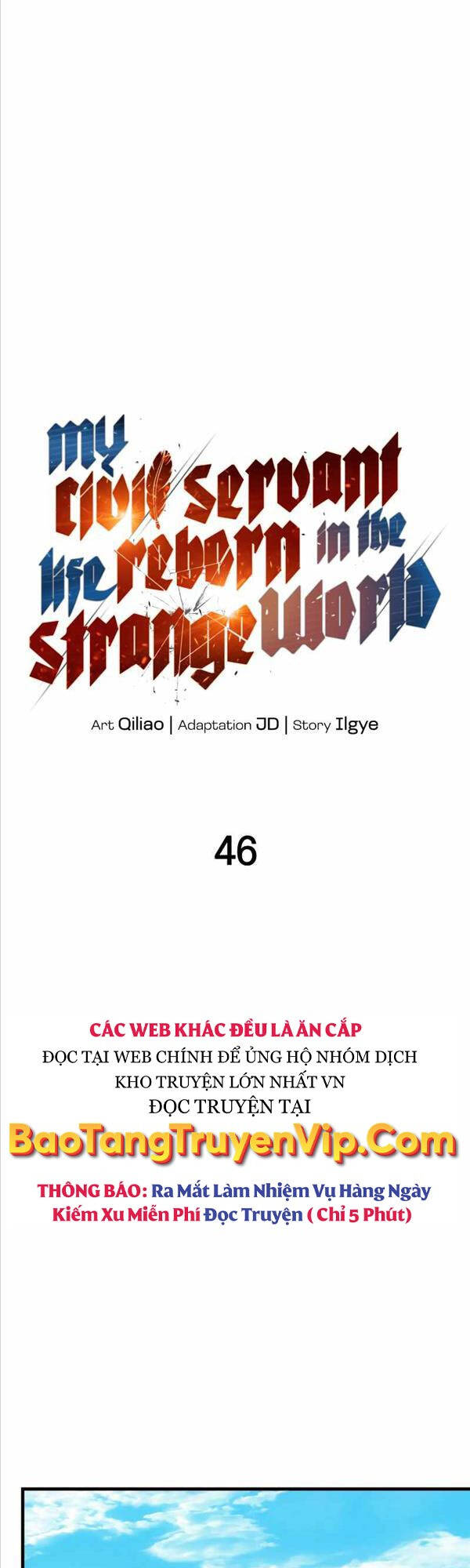 Tái Sinh Thành Công Chức Bình Thường Ở Một Thế Giới Xa Lạ Chap 46 - Next Chap 47