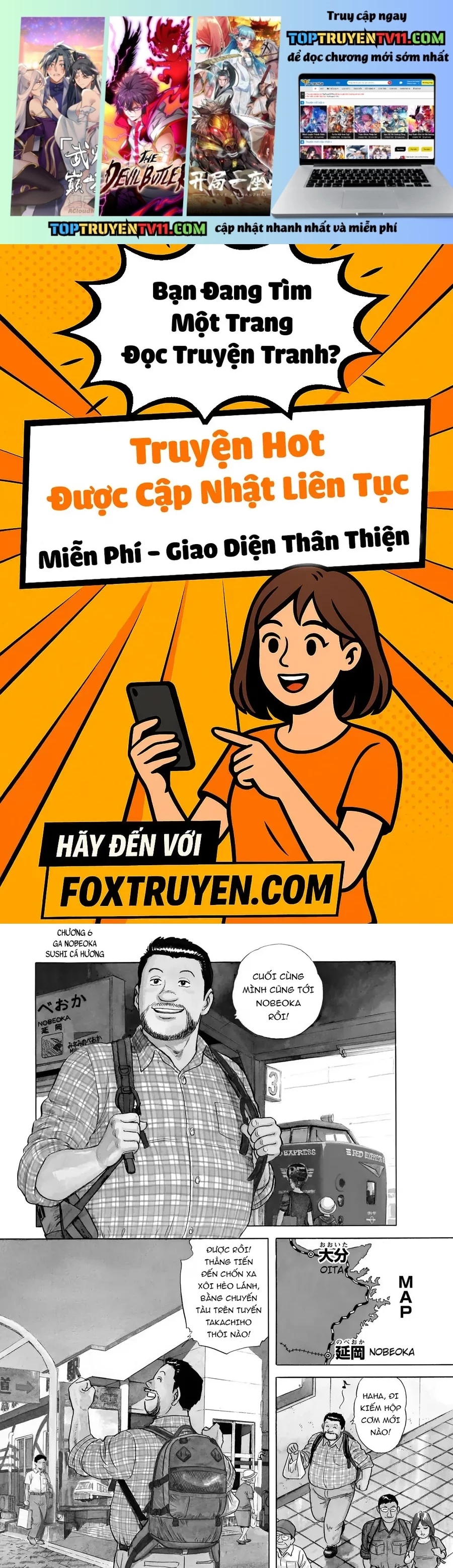 Tàu, Cơm Hộp Và Những Chuyến Đi Chap 6 - Next Chap 7