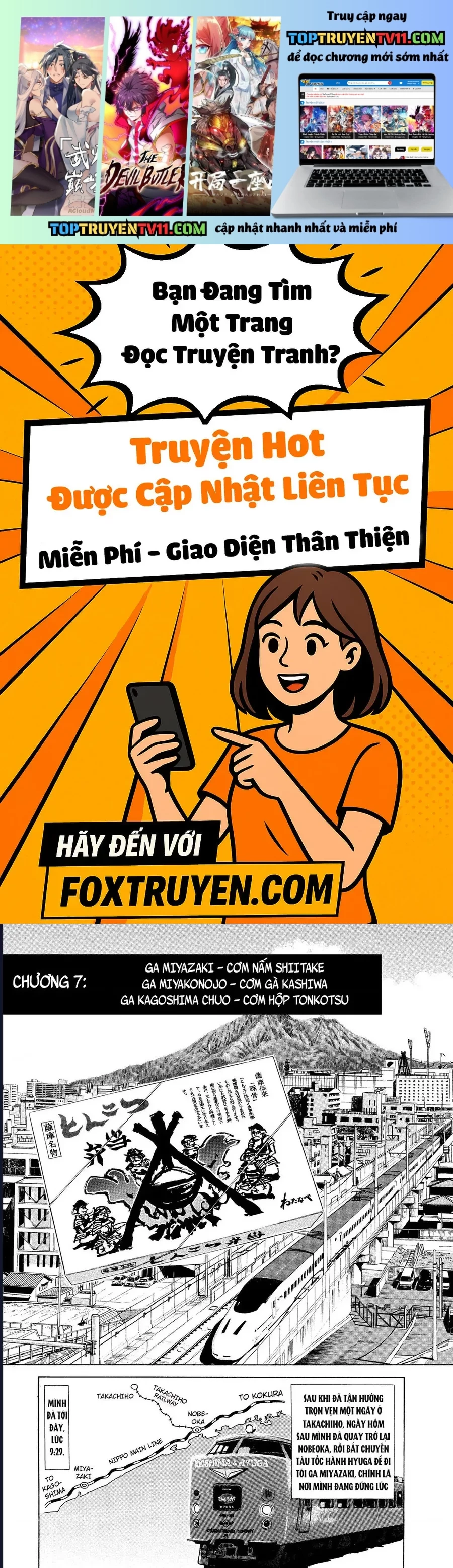 Tàu, Cơm Hộp Và Những Chuyến Đi Chap 7 - Next Chap 8