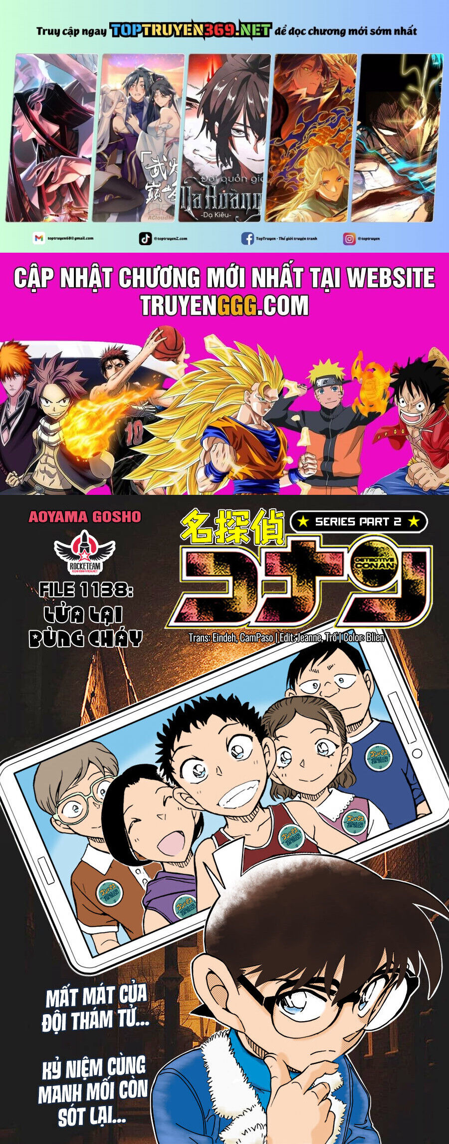 Thám Tử Conan Chap 1138 - Next Chap 1139
