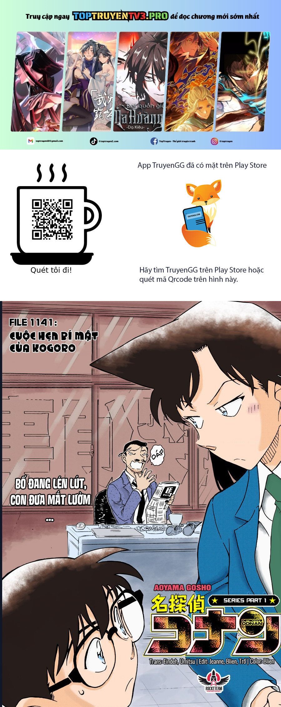 Thám Tử Conan Chap 1141 - Next Chap 1142