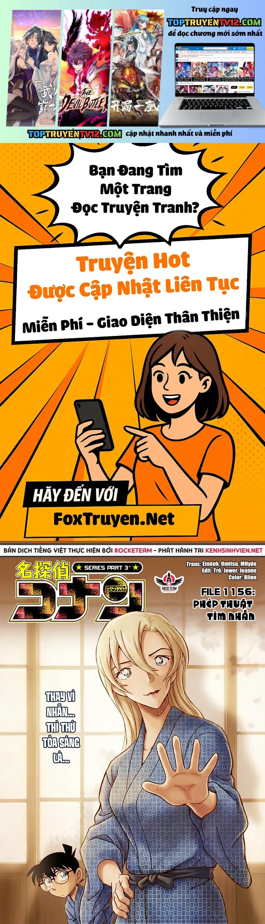 Thám Tử Conan Chap 1156 - Next Chap 1157