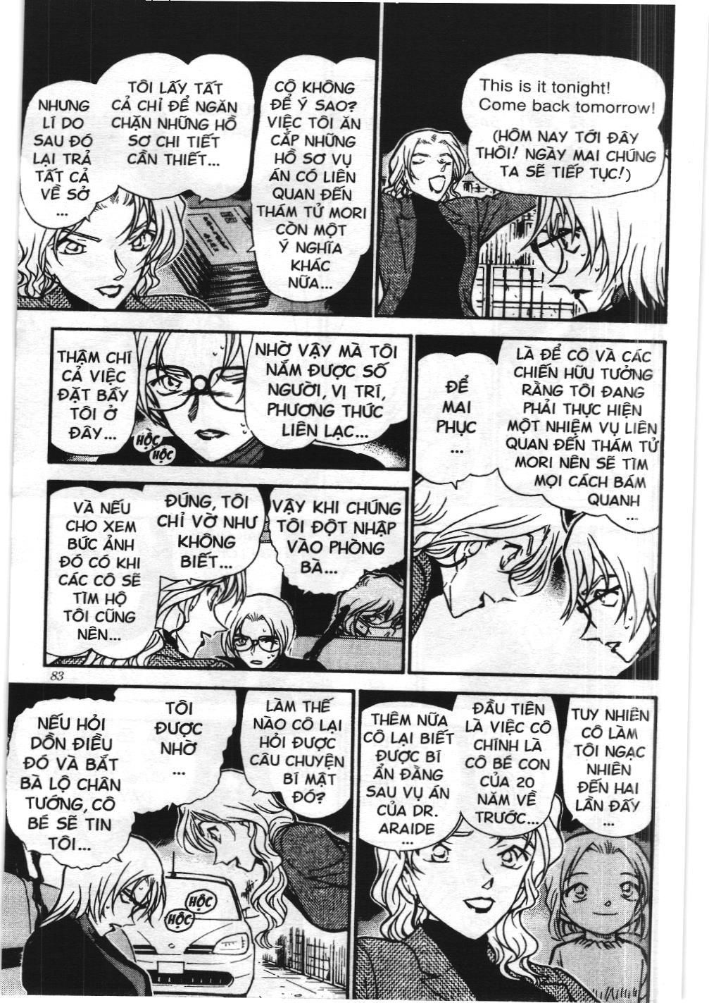 Thám tử lừng danh Conan - Tuyển tập đặc biệt - Vs. Tổ chức áo đen (NXB Kim Đồng) Chap 4 - Next Chap 5