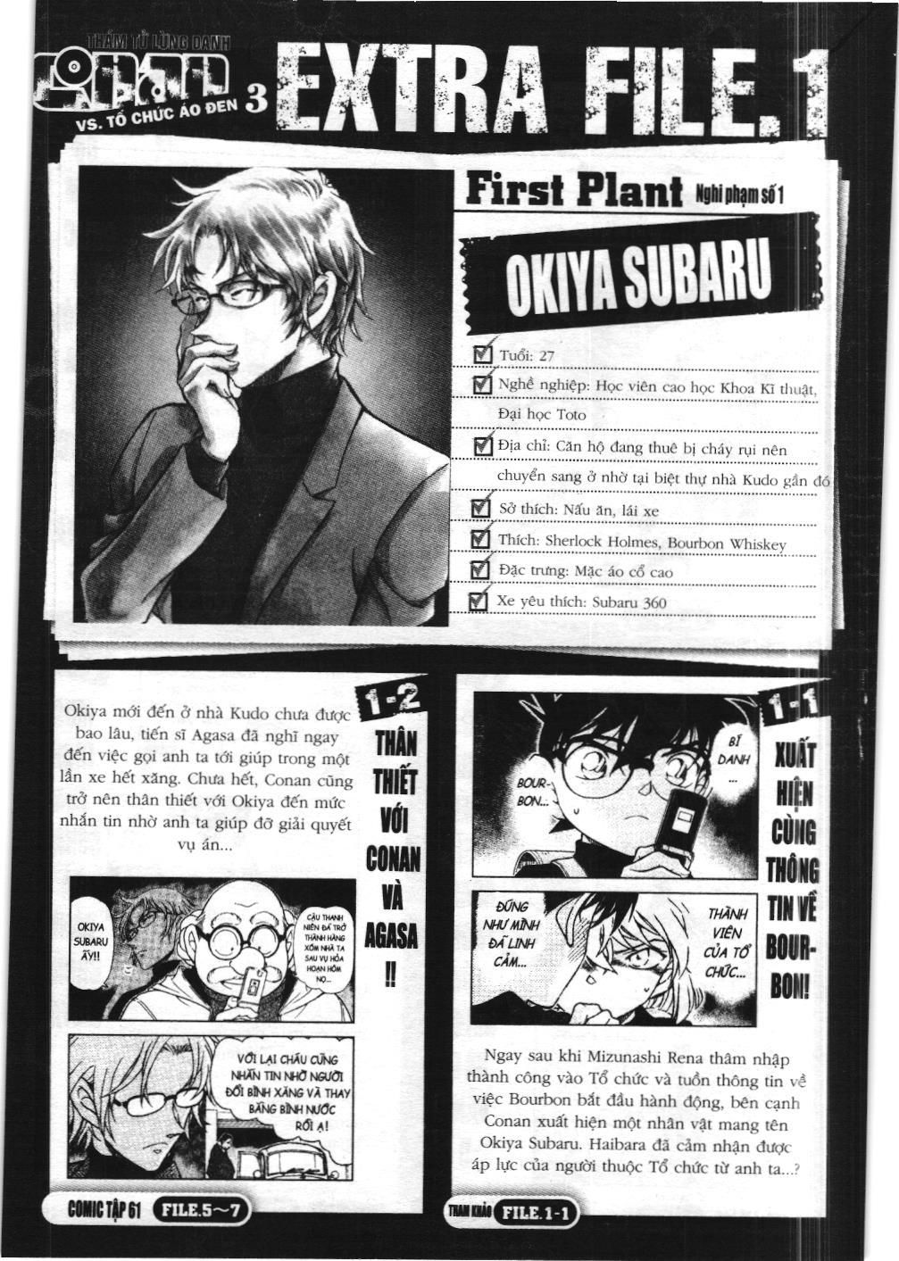 Thám tử lừng danh Conan - Tuyển tập đặc biệt - Vs. Tổ chức áo đen (NXB Kim Đồng) Chap 7 - Next Chap 8