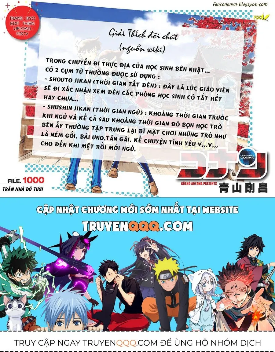 Thám Tử Lừng Danh Conan Chap 1000 - Next Chap 1001