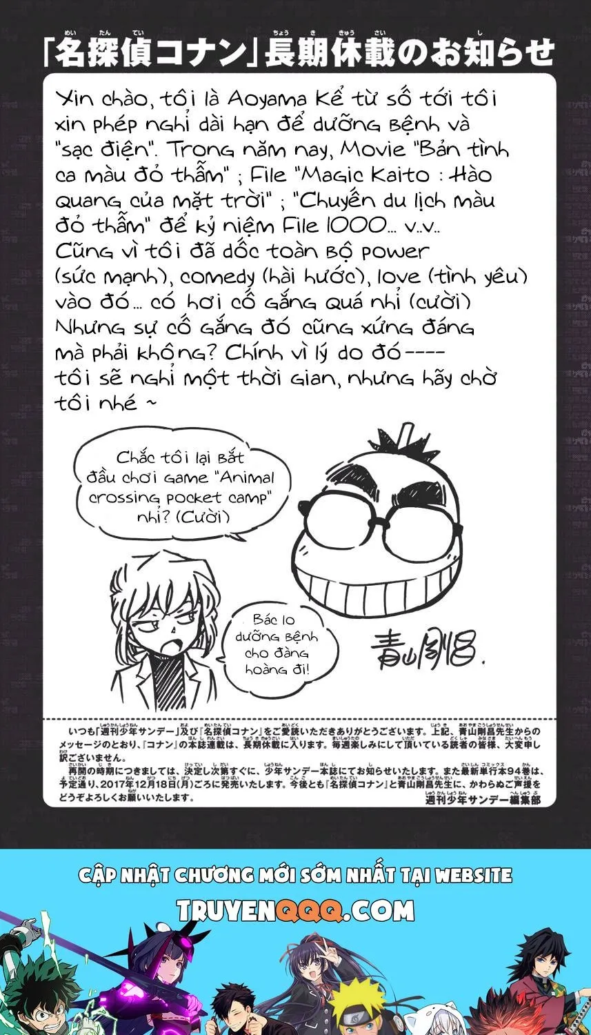 Thám Tử Lừng Danh Conan Chap 1008 - Next Chap 1009