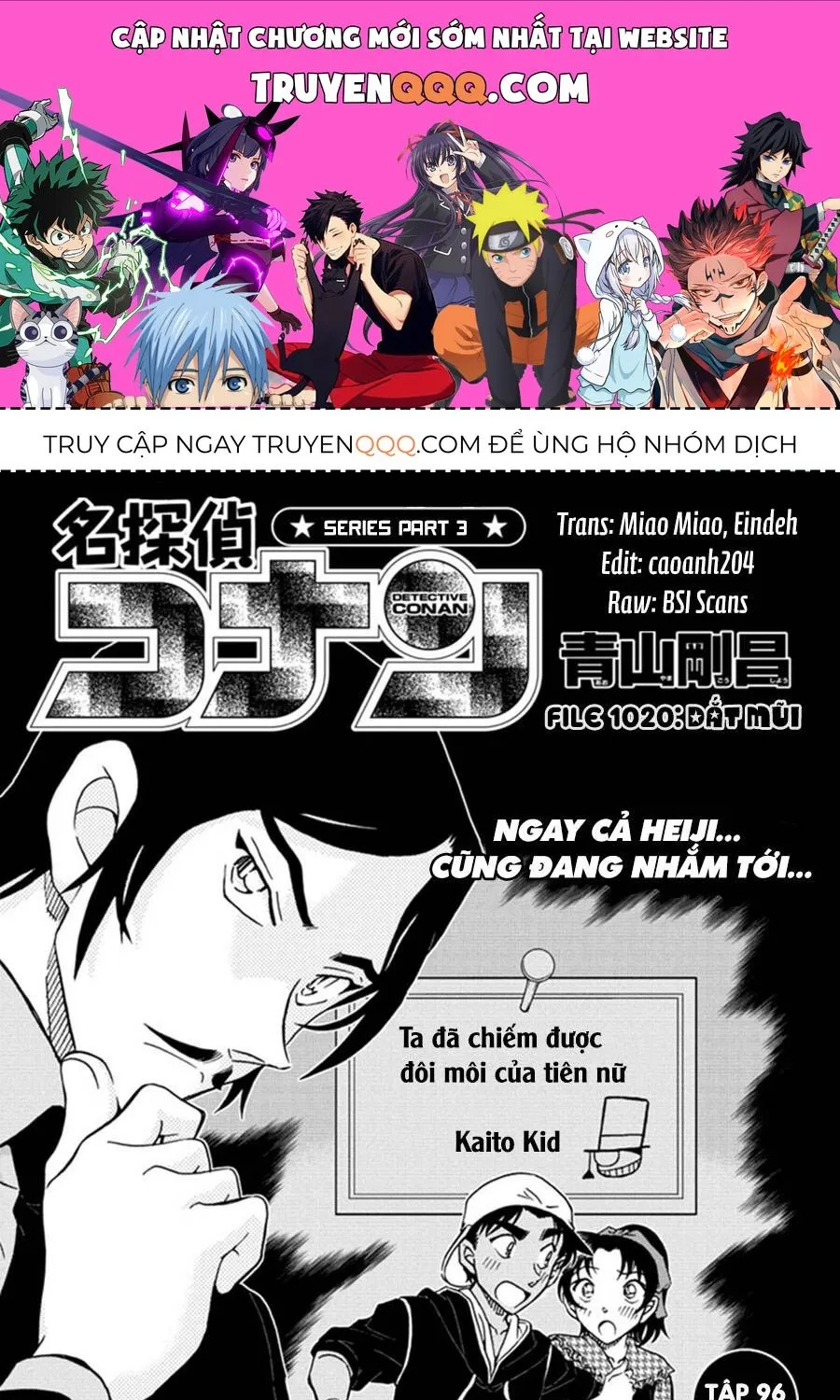 Thám Tử Lừng Danh Conan Chap 1020 - Next Chap 1021