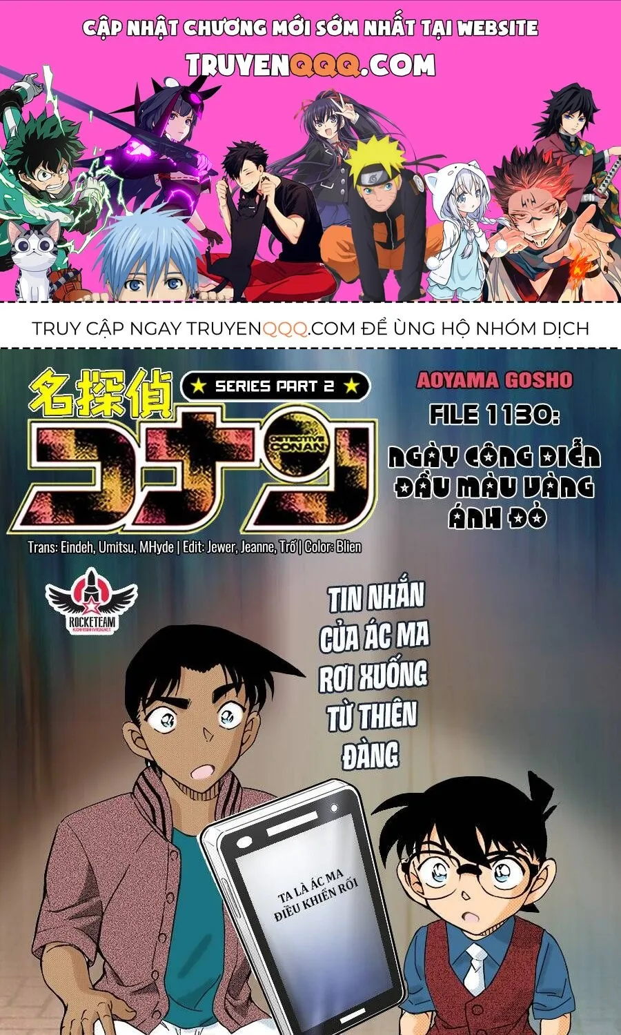 Thám Tử Lừng Danh Conan Chap 1130 - Next Chap 1131