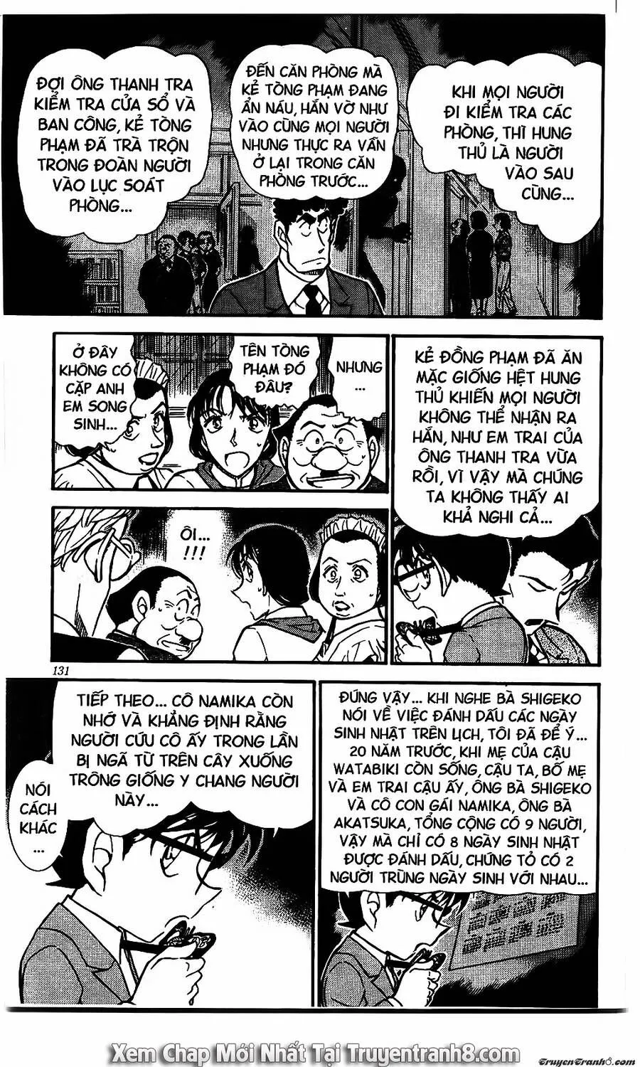 Thám Tử Lừng Danh Conan Chap 498 - Next Chap 499