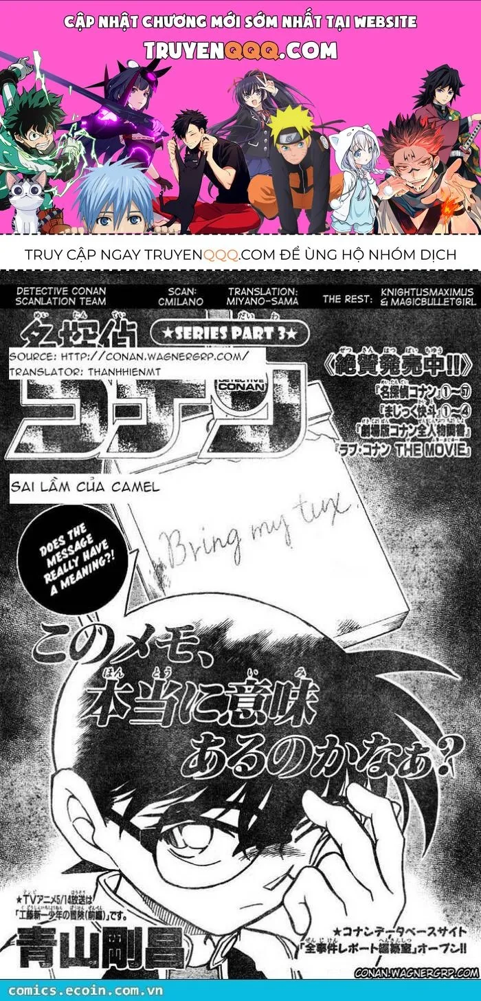 Thám Tử Lừng Danh Conan Chap 607 - Next Chap 608