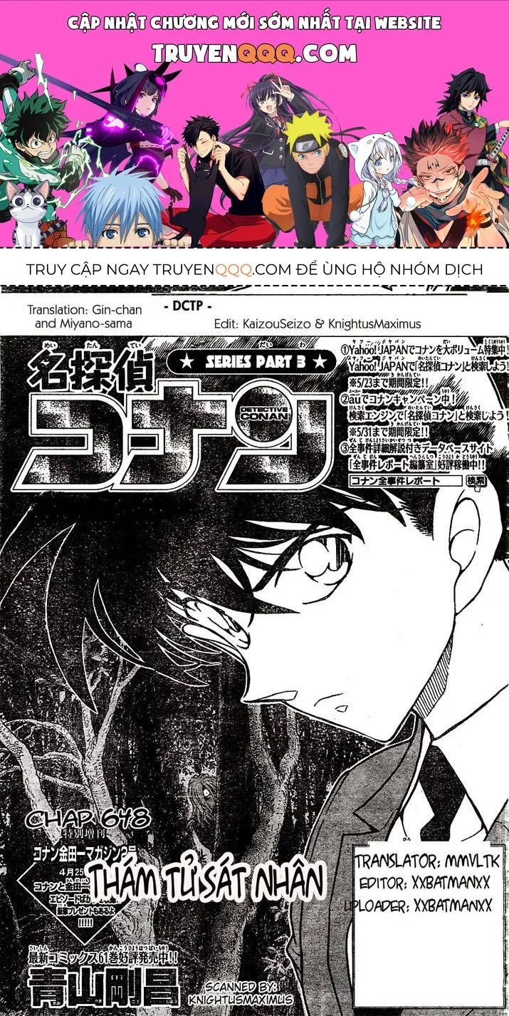 Thám Tử Lừng Danh Conan Chap 648 - Next Chap 649