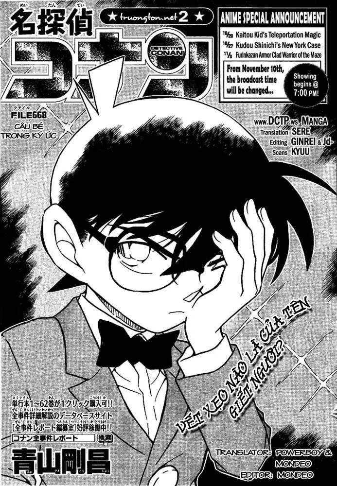 Thám Tử Lừng Danh Conan Chap 668 - Next Chap 669