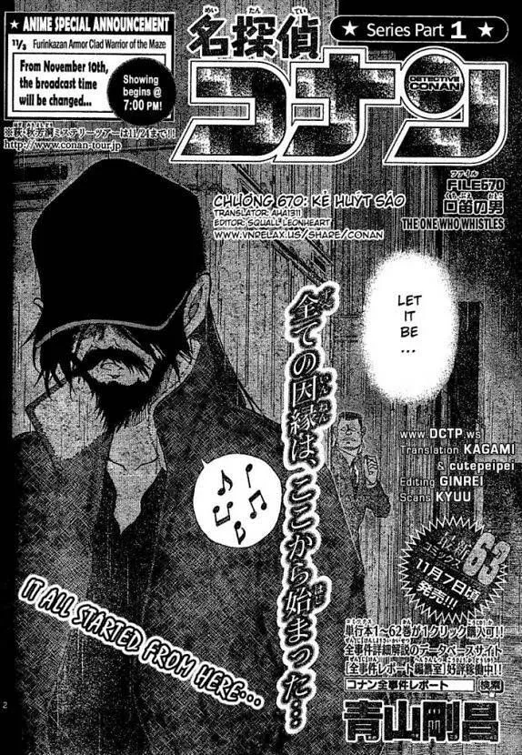 Thám Tử Lừng Danh Conan Chap 670 - Next Chap 671