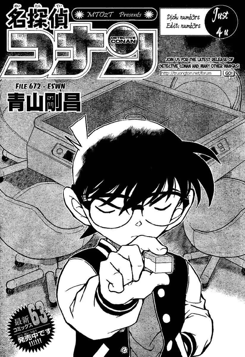 Thám Tử Lừng Danh Conan Chap 672 - Next Chap 673