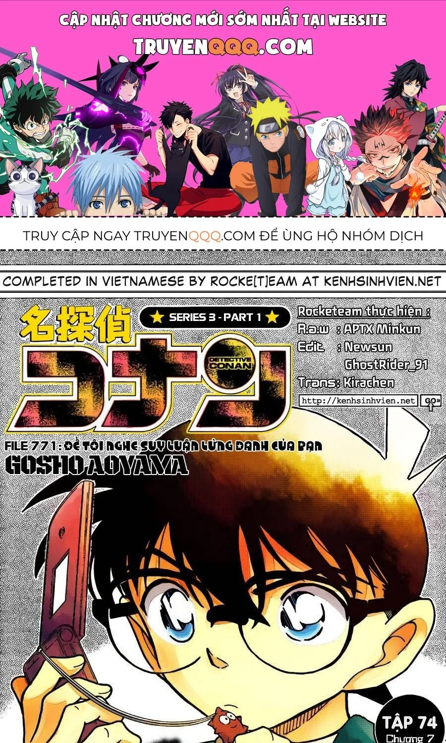 Thám Tử Lừng Danh Conan Chap 771 - Next Chap 772