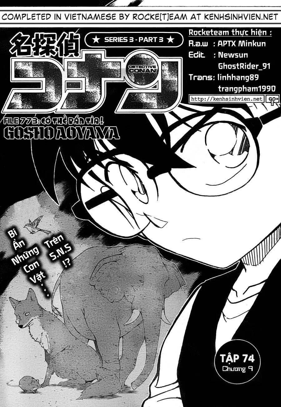 Thám Tử Lừng Danh Conan Chap 773 - Next Chap 774