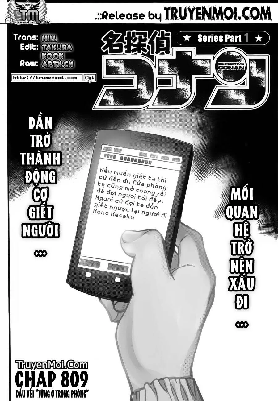 Thám Tử Lừng Danh Conan Chap 809 - Next Chap 810