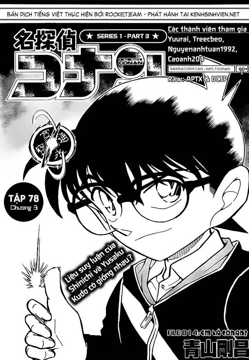 Thám Tử Lừng Danh Conan Chap 814 - Next Chap 815