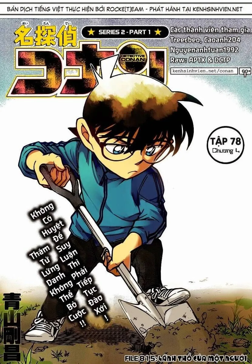 Thám Tử Lừng Danh Conan Chap 815 - Next Chap 816
