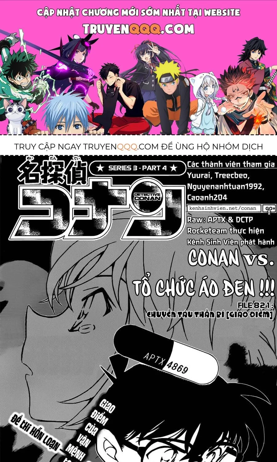 Thám Tử Lừng Danh Conan Chap 821 - Next Chap 822