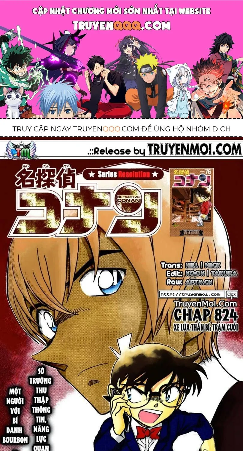 Thám Tử Lừng Danh Conan Chap 824 - Next Chap 825