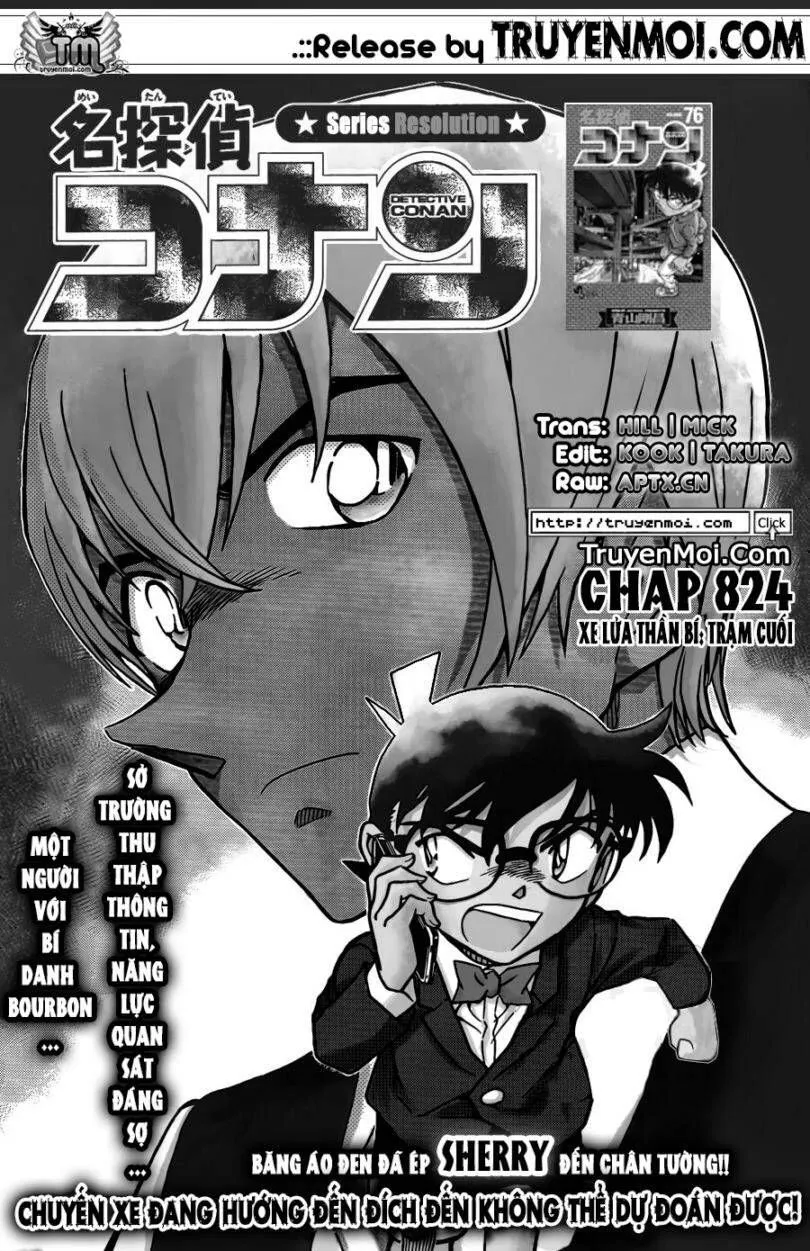 Thám Tử Lừng Danh Conan Chap 824 - Next Chap 825