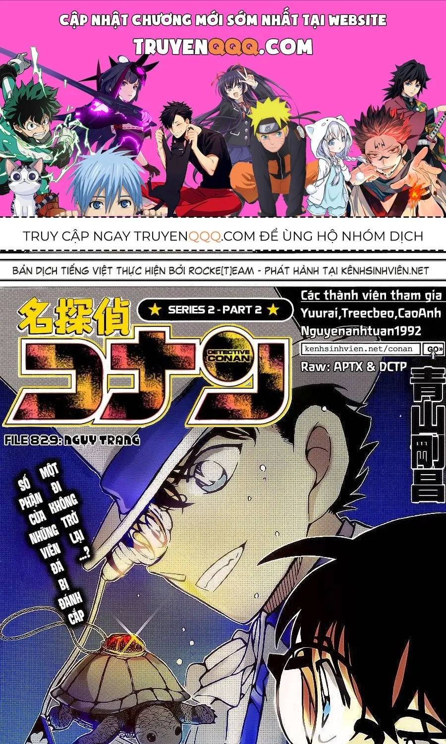 Thám Tử Lừng Danh Conan Chap 829 - Next Chap 830