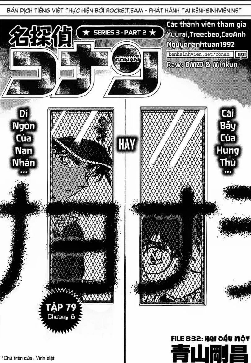 Thám Tử Lừng Danh Conan Chap 832 - Next Chap 833