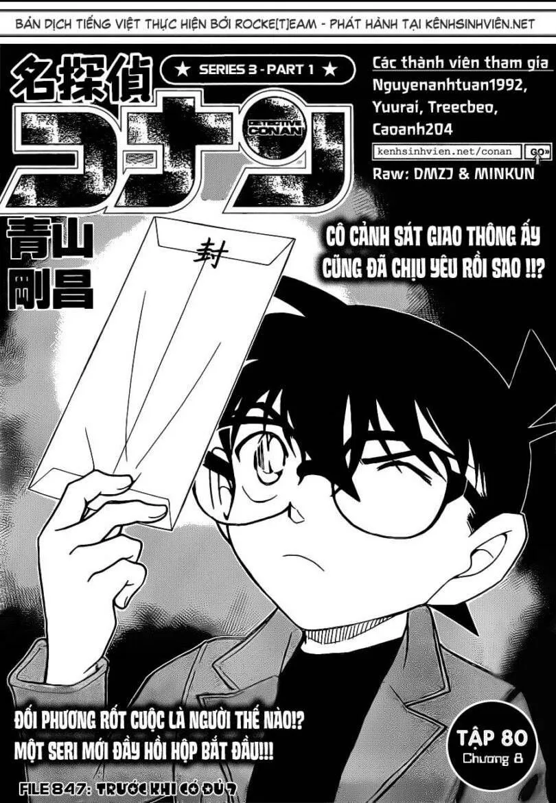 Thám Tử Lừng Danh Conan Chap 847 - Next Chap 848