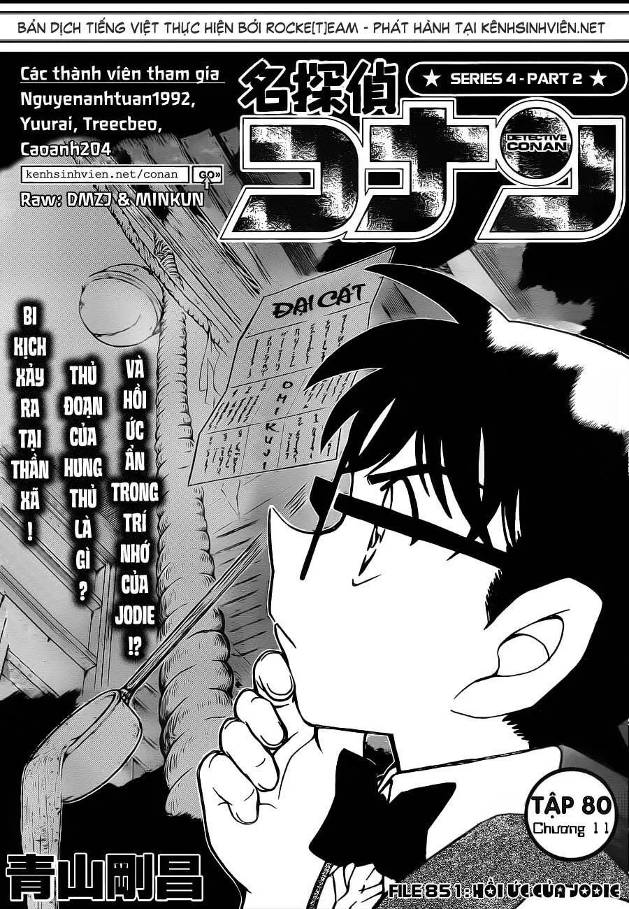 Thám Tử Lừng Danh Conan Chap 851 - Next Chap 852