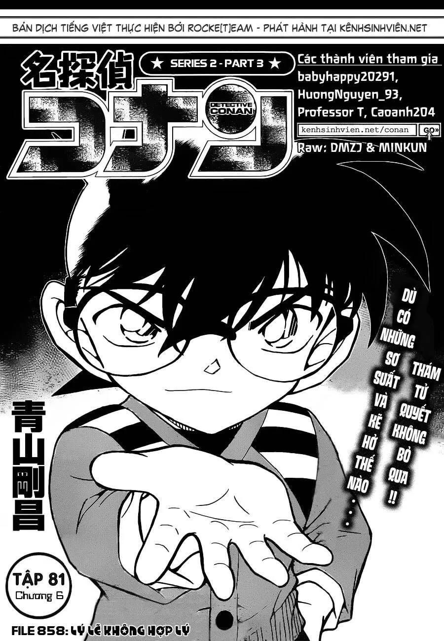 Thám Tử Lừng Danh Conan Chap 858 - Next Chap 859