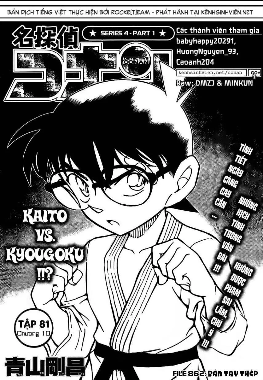Thám Tử Lừng Danh Conan Chap 862 - Next Chap 863