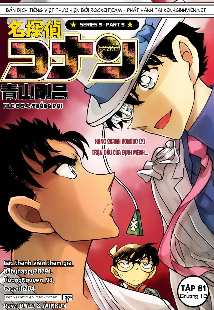 Thám Tử Lừng Danh Conan Chap 864 - Next Chap 865