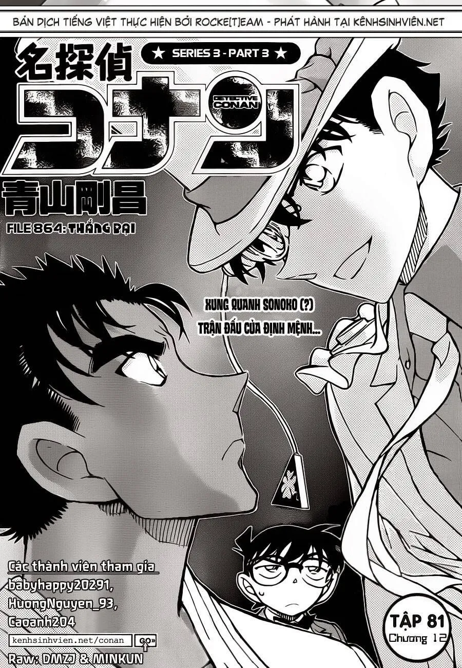 Thám Tử Lừng Danh Conan Chap 864 - Next Chap 865